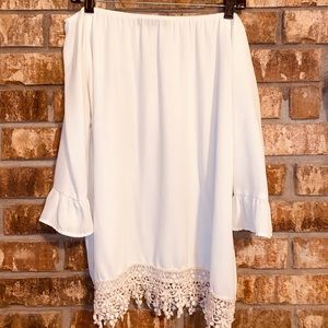 Off the shoulder blouse